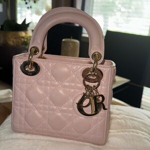 Mini Dior Pink Crossbody Bag